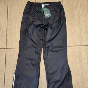 NWT Women’s L.L.Bean Black Trail Model Rain Pants Small Regular New With Tags